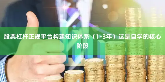 股票杠杆正规平台构建知识体系（1-3年）这是自学的核心阶段